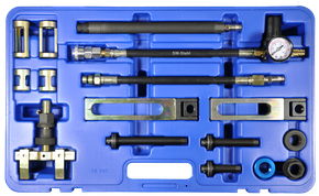 Universal pneumatic valve spring clamping set