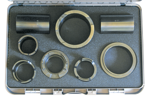 Wheel bearing pressure piece set