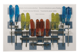 Mini-screwdriver, mini, plastic clip, 12-piece