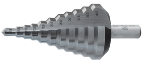 Step drill, HSS-G, 6,5-40,5 mm