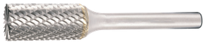 Hardmetal burr, cylindrical, 6 mm