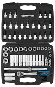 Steckschlüsselsatz, 3/8", 61-teilig
