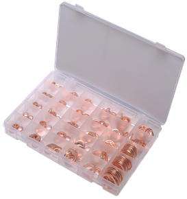 Seal ring assortment, copper, 300-piece