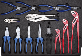Tool assortment, Pliers, 14-pieces