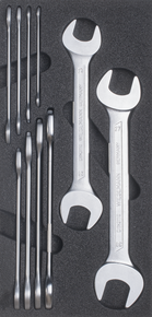 Tool assortment, Open-ended spanners, 10-pieces